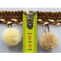 Mini Pompom Ball Ribbon Trim Quasten Fransen